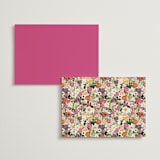 "Secret Garden" - Menus in Daisy by Susan Moyal - Back of Card Options