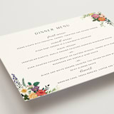 "Secret Garden" - Menus in Daisy by Susan Moyal - Detail