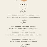 "leaf contour" - Menus in Natural by Susan Zinader - Detail