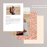 "Mizu Pattern" - Menus in Ruby by Kanika Mathur - Back of Card Options