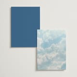 "Swan Crest" - Menus in Royal by Cass Loh - Back of Card Options