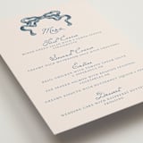 "Swan Crest" - Menus in Royal by Cass Loh - Detail