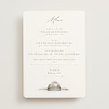 "Rustic Barn" - Menus in Fawn by AK Graphics - Front
