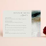 "Sunset Waves" - Menus in Marine by Nicoletta Savod - Front