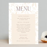 "Moment" - Menus in Rose by Erin German - Front
