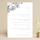 "Delicate" - Menus in Pearl by Emily Sabol Goss - Front