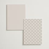 "Tuscan Hill" - Menus in Creme by Kate Ahn - Back of Card Options