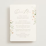 "Brynn" - Menus in Toffee by Everett Paper Goods - Front
