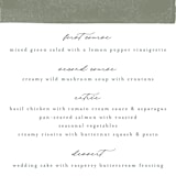 "Foothills" - Menus in Grass by Alethea and Ruth - Detail