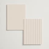 "Modern Aligned" - Menus in Creampuff by Carolyn MacLaren - Back of Card Options