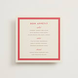 "Montauk" - Menus in Berry by Megan Davis - Front