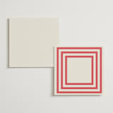 "Montauk" - Menus in Berry by Megan Davis - Back of Card Options