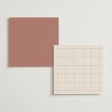 "Warm affection" - Menus in Dusty Rose by Stacey Meacham - Back of Card Options