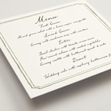 "Handwritten" - Menus in Moss by Cass Loh - Detail