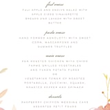"Stately Florals" - Menus in Poppy by Lori Wemple - Detail