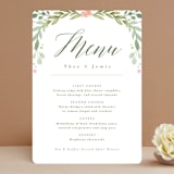 "Garden Glamour" - Menus in Sage by Kristen Smith - Front