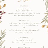 "Summer Love" - Menus in Sunflower by Wildfield Paper Co - Detail