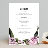 "Peony" - Menus in Ice Mist by Cass Loh - Front