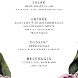 "Peony" - Menus in Ice Mist by Cass Loh - Detail