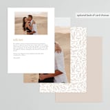 "Operatic" - Menus in Cream by Paper Raven Co. - Back of Card Options