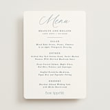 "Modern Romance" - Menus in Navy by Hooray Creative - Front