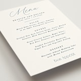 "Modern Romance" - Menus in Navy by Hooray Creative - Detail