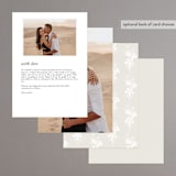 "Verde" - Menus in Meadow by Petra Kern - Back of Card Options