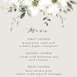 "Verde" - Menus in Meadow by Petra Kern - Detail