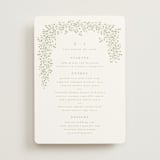 "Villa" - Menus in Leaf by Kristie Kern - Front