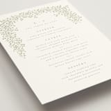 "Villa" - Menus in Leaf by Kristie Kern - Detail