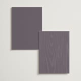 "Garden Lights" - Menus in Plum by Hooray Creative - Back of Card Options
