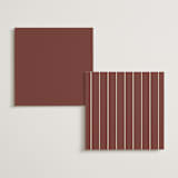 "palermo" - Menus in Burgundy by Ellen Schlegelmilch - Back of Card Options