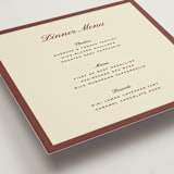 "palermo" - Menus in Burgundy by Ellen Schlegelmilch - Detail