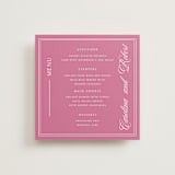 "Aurora" - Menus in Blush by Sherley Ferreira - Front
