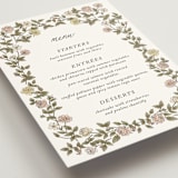 "Vintage Roses" - Menus in Snow by Tara Grangroth - Detail