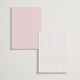 "Vintage Whimsy" - Menus in Peony by Corinne Malesic - Back of Card Options