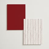 "Handwritten" - Menus in Wine by Cass Loh - Back of Card Options