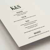 "Flynn" - Menus in Ash by Kelly Watkins - Detail