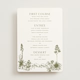 "Rancho" - Menus in Verde by Megan Davis - Front