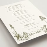 "Rancho" - Menus in Verde by Megan Davis - Detail