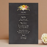 "Plentiful Blossoms" - Menus in Soft Peach by Faith Harlow - Front