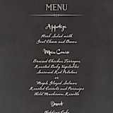 "Plentiful Blossoms" - Menus in Soft Peach by Faith Harlow - Detail