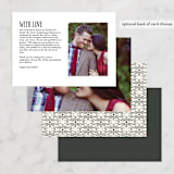 "Slated Forever" - Menus in Chalkboard by GeekInk Design - Back of Card Options