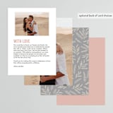 "Rustic Charm" - Menus in Petal by Hooray Creative - Back of Card Options