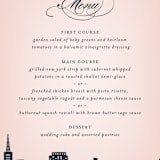 "Big City - San Francisco" - Menus in Blush by Hooray Creative - Detail