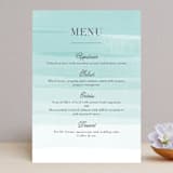 "Old Post Road" - Menus in Sea Salt by Jennifer Wick - Front