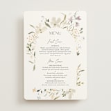 "Aster" - Menus in Garden by Itsy Belle Studio - Front