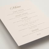 "Felicity" - Menus in Pearl by Leah Bisch - Detail