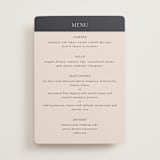 "Floral Monogram" - Menus in Champagne by Lindsay Megahed - Front
