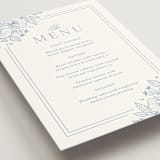 "Wild Roses" - Menus in Nova by Kristen Smith - Detail